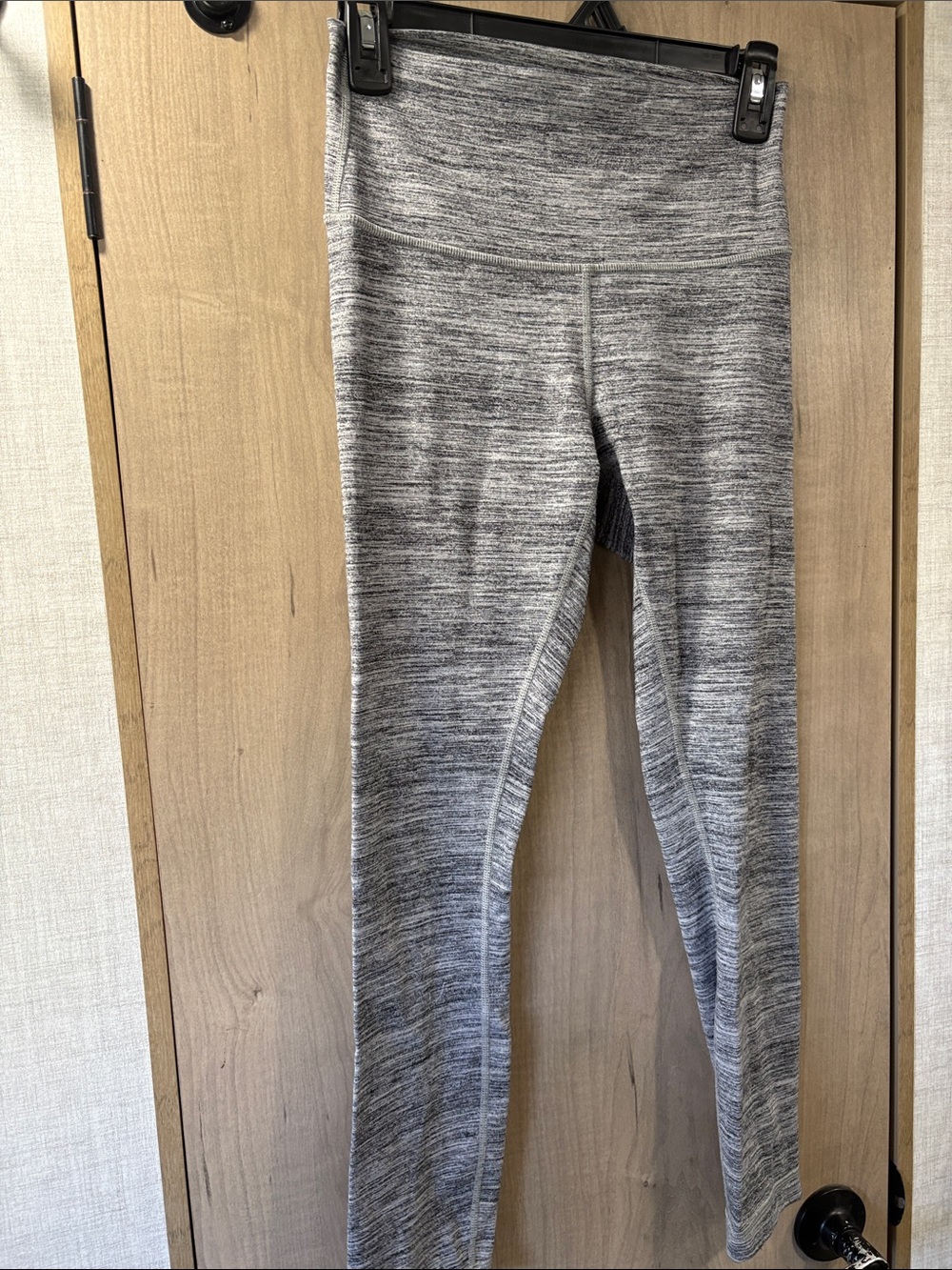 lululemon athletica Gray Heathered High-Rise Leggings